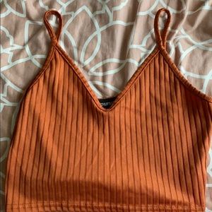 Ripped Peach Tank Top